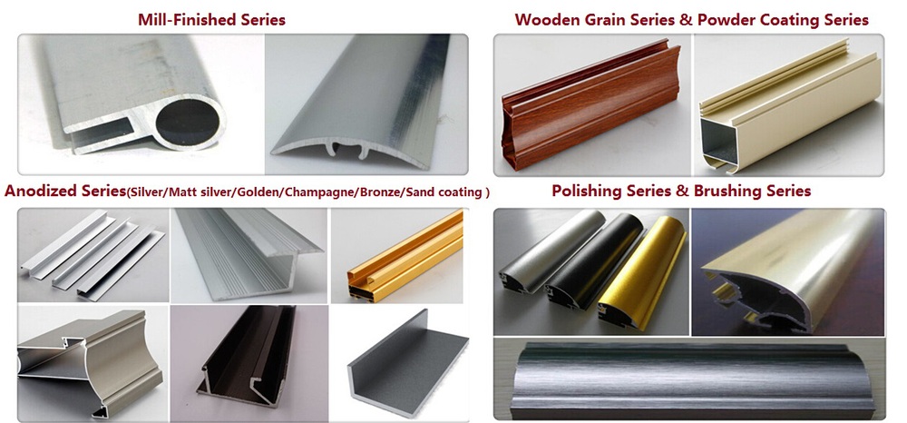 铝型材产品各种表面处理方式性能介绍
